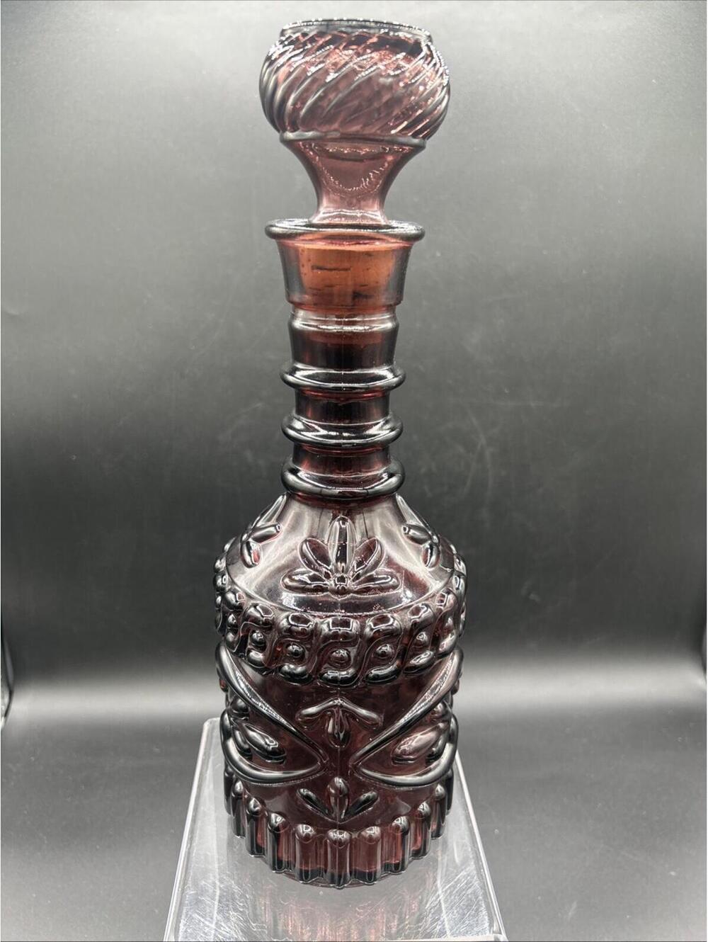 Jim Beam Vintage Purple Genie Bottle Whiskey Decanter From The 1960’s